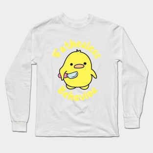 Fatherless Behavior Knife Duck Long Sleeve T-Shirt